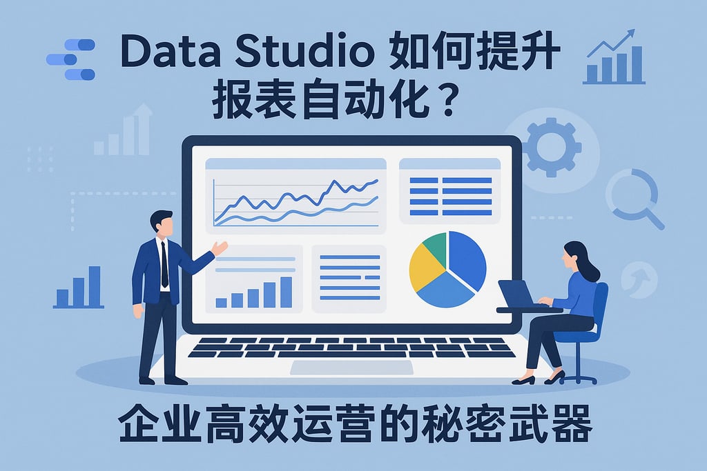 Data Studio如何提升报表自动化？企业高效运营的秘密武器